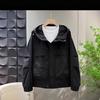Men'S Spring Hooded Jacket New Fashion Trend Versatile Casual Youth Solid Color Ruffian Handsome Tooling Jacket