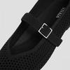 Vivaia Black Mesh Margot Mary Jane