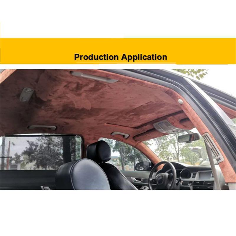 Premium Self-Adhesive Suede Fabric Car Interior Vinyl Wrap for Door Panels Dashboard Armrest DIY Car Interior Modification Furniture Decor