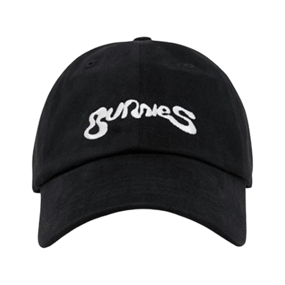 Кепка-бейсболка NewJeans Bunnies Camp Черная ONE SIZE