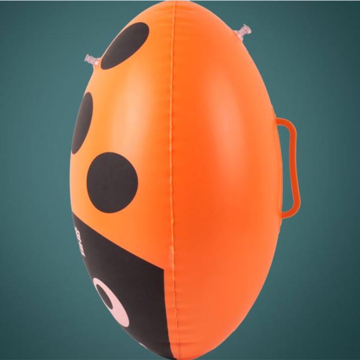 1 Stück Wassersicherheit Doppelte Airbags Schwimmhilfe Schwimmtasche Rettungsball Aufbewahrung Rettungsring Wasserdichtes PVC Rettungsring Für Kind