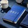 Lined Writing Notebook for Notes 2027 English Weekly Planner A5, 320 Page Schedule with Elastic Monthly Index Productivity Band & Pen Holder,