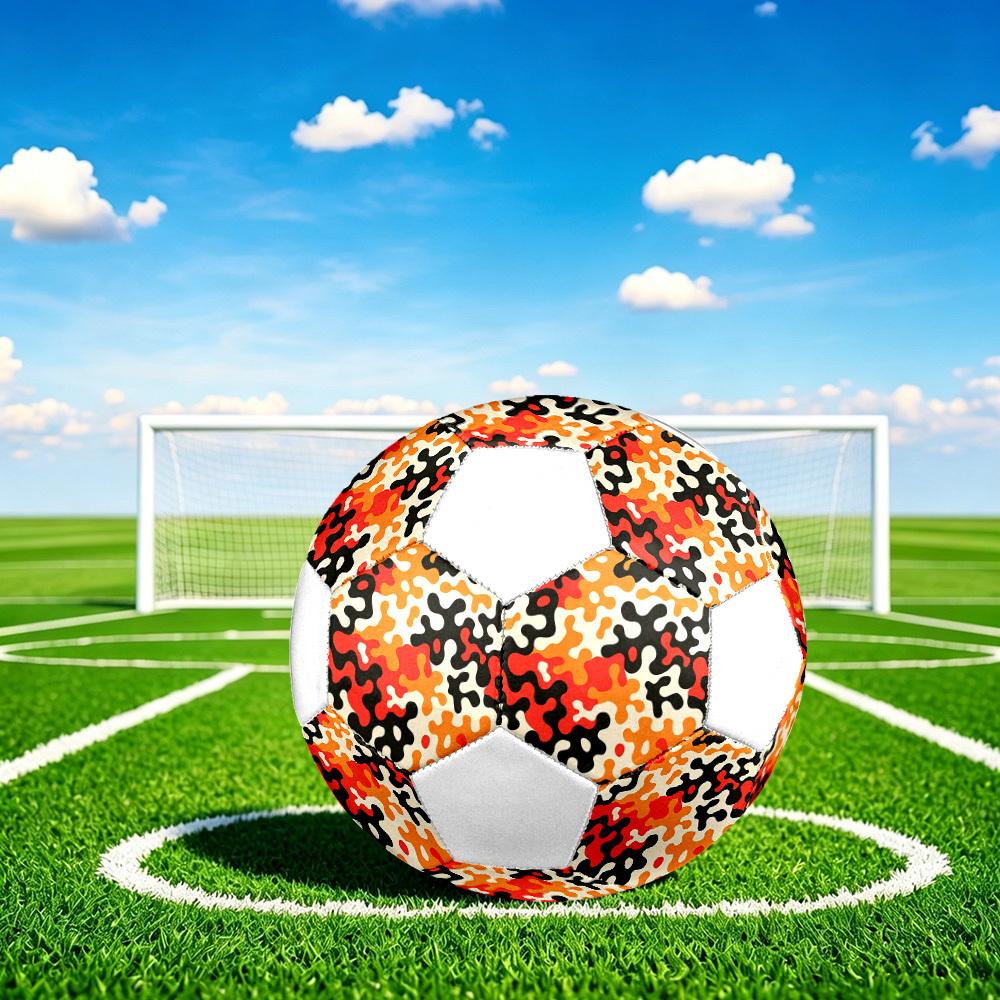 1pc Abstract Lightweight PVC Training Soccer Ball, Size 5, Suitable for Indoor and Outdoor TrainingGift Y60374