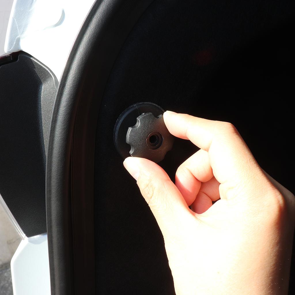 4PCS Auto Hinten Trunk Net Lagerung Organizer Ersatz Haken Montage Hardware Kit 2 Möglichkeiten, Auto Zubehör zu installieren