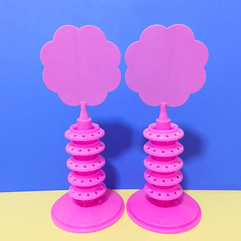 Candied Hawthorn Display Stand for Lollipops and Cotton Candy with Plastic Base