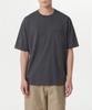 [Cooltandard] Relaxed Fit Crew Neck Pocket T-Shirt [Dark Gray]