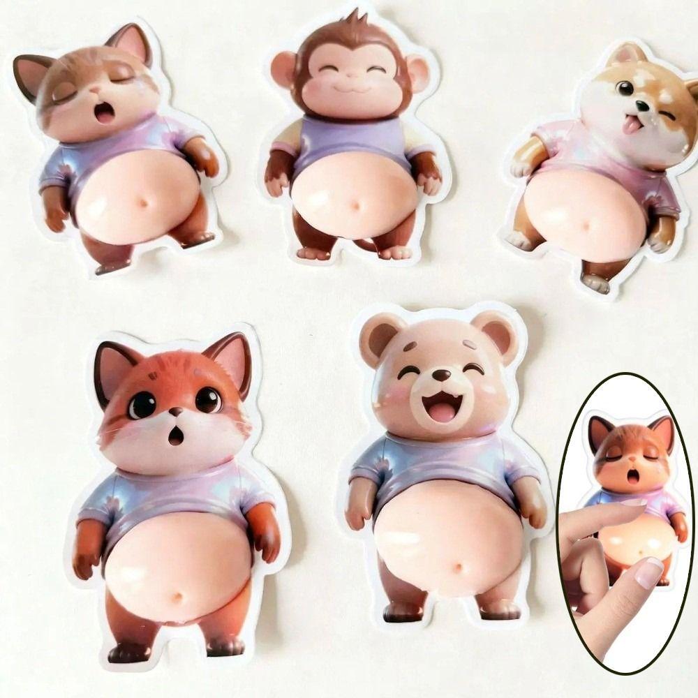 Chubby Shiba Inu 3D Stickers Cartoon Phone Case Decoration Home Decoration Sticker  for Party Favor