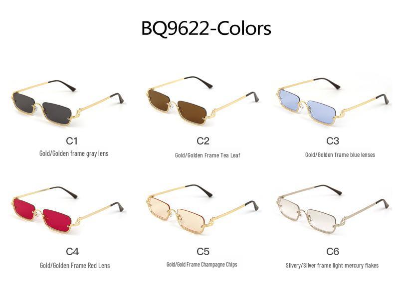 High-End Square Frame Sunglasses - Unisex Metal Hollow Design, Trendy European & American Style