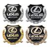 2Pcs 3D Metal Emblem Sticker Car Badge Decoration Decals For  Lexus F SPORT GX460 Ct200h IS250 ES 220D IS200 Fsport GS GX IS LS