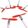 AN 4 x DIY DC 3.7V 50000RPM 716 Hollow Cup Coreless High-speed Motor with 4 x 55MM Propeller Cw CCW for DIY Micro FPV Quadcopter