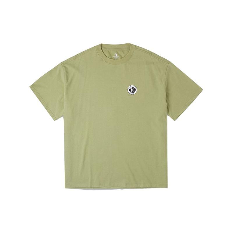Converse Skateboard Tee Asia Sizing Yellow Green Men s 10026165-A02 XL