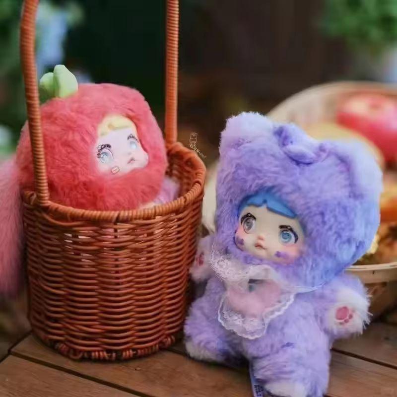 Nommi V3 Fruits Series Vinyl Überraschungs-Actionfigur Sammlerpuppe Taschenanhänger Trendiges Spielzeug Geschenk für alle Altersgruppen