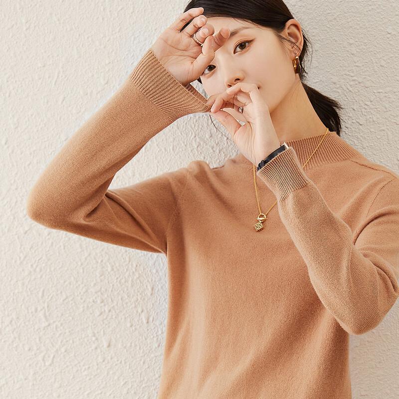 

Tuhuang Women s Seamless Wool Blend Knit Sweater L 165/88A