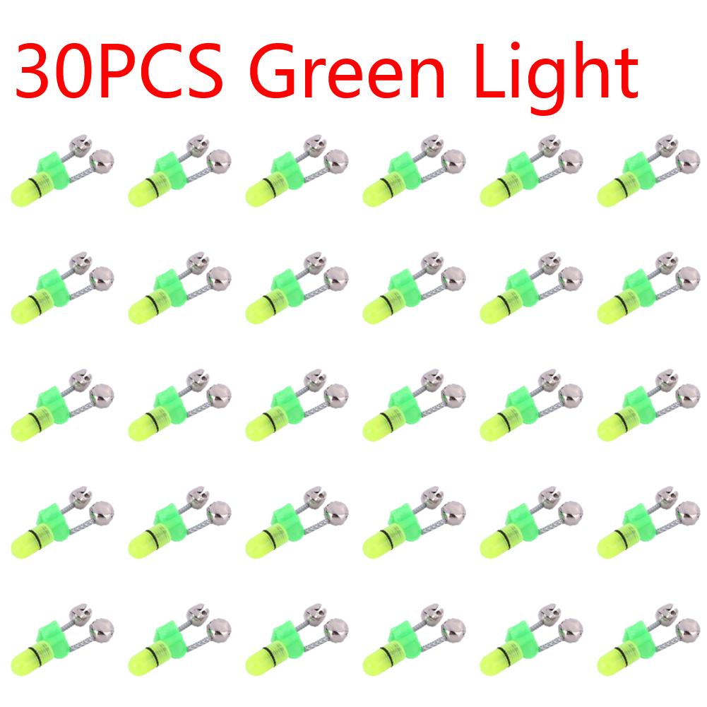 Bite Alarm Night LED Light with Twin Bells Bite Alarm Finder Lamp Fishing Bait Alarm Tackle Sea Fishing Practical Tools