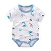 Summer Baby Rompers with Cartoon Prints – Lightweight Newborn Rompers less