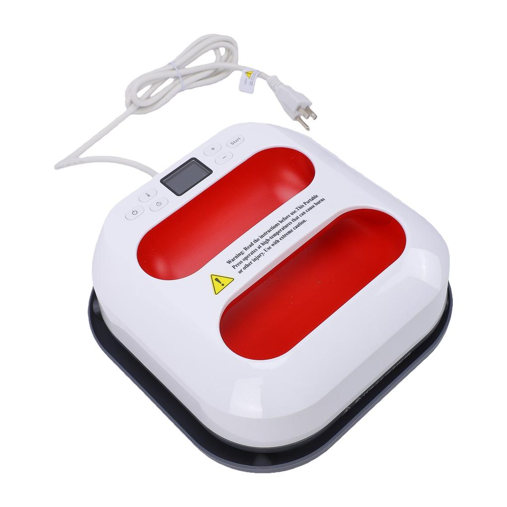 Heat Press 9x9 Inch Automatic Press Fast Uniform Heating Handheld Heat Transfer Machine for Craft Clothing