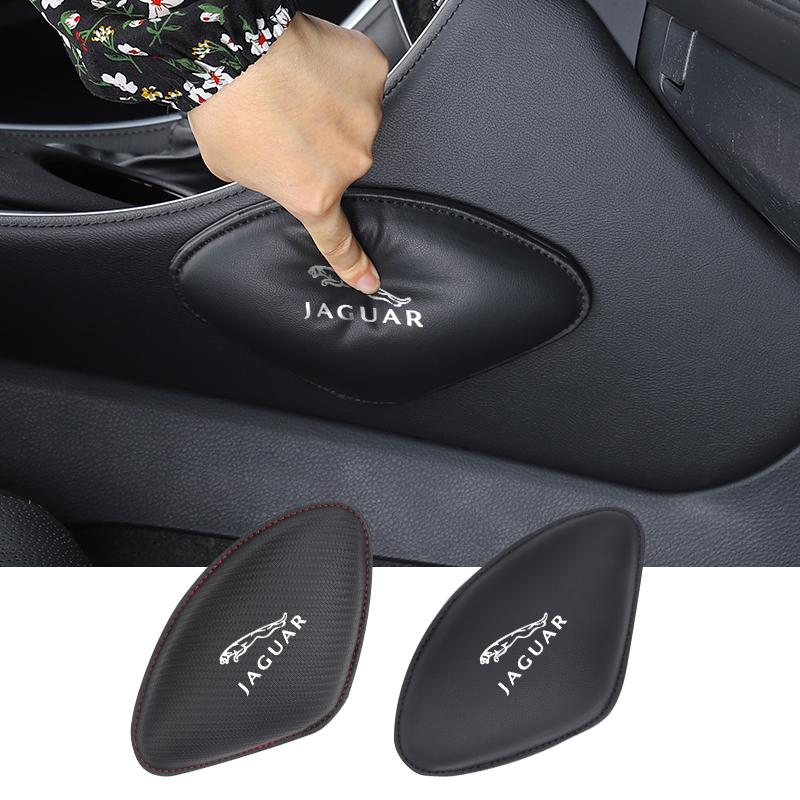 Car Seat Knee Pad Leather Elbow Rest Mat Leg Cushion Accessories For Jaguar XF XJ XFR XKR S-Type F-Type X-Type F-Pace I-Pace E-P NN92