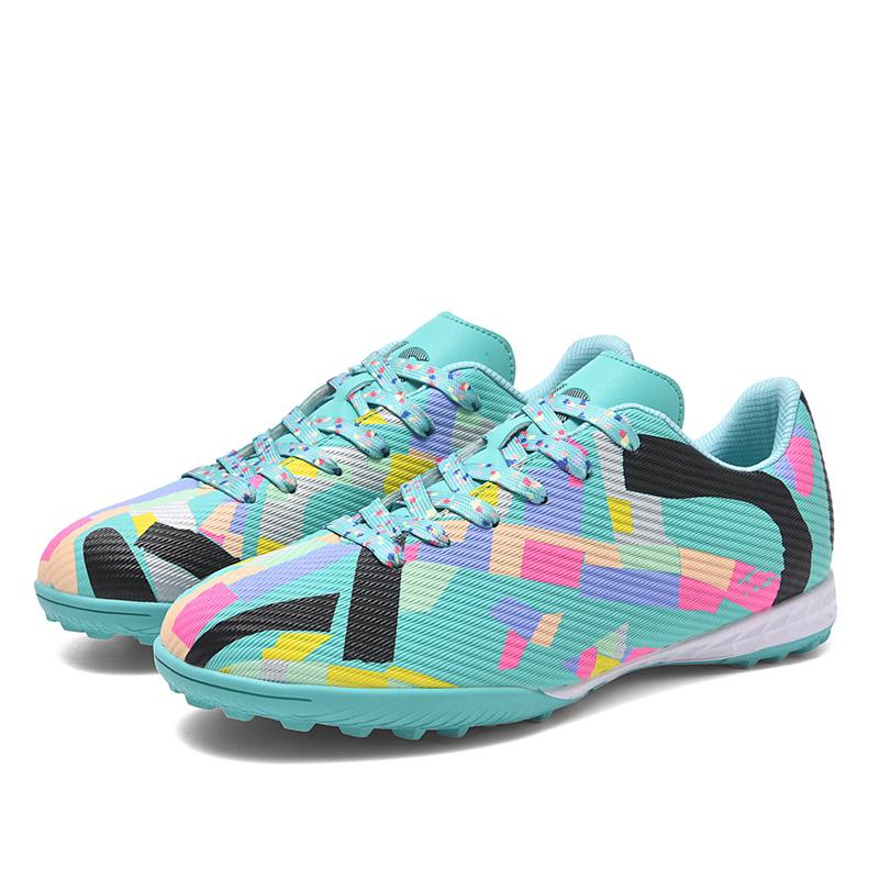 Original FG/TF Men's Soccer Shoes Fashion Colourful Teens Football Shoes Professional Outdoor Non-slip Fast Soccer Sneakers Men