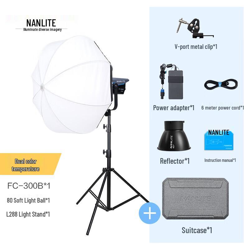 NANLITE FC-300B Bi-Color LED Video Light