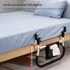 Carbon Steel Elderly Bedside Armrest Foldable Widened Pregnant Women Armrest Frame Household Stand Up Assistance Tool