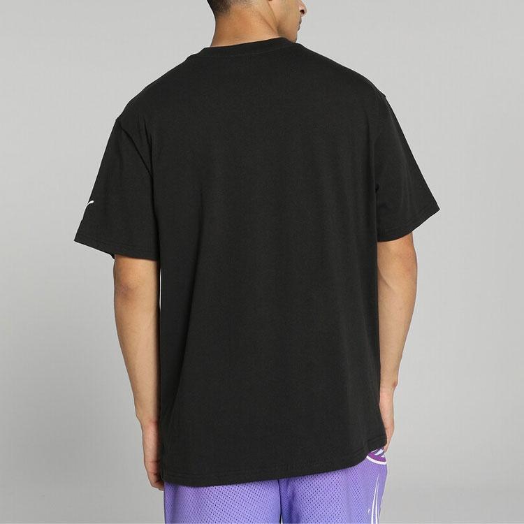 Puma X Melo Charlotte Basketball T-shirt 'Black' Men's 627744-02