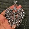 White Topaz Gemstone Pendant : 925 Sterling Silver Handmade Jewelry Pendant