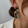 Retro Ethnic Hollow 925 Sterling Silver Earrings for Women - Stylish and Versatile Design