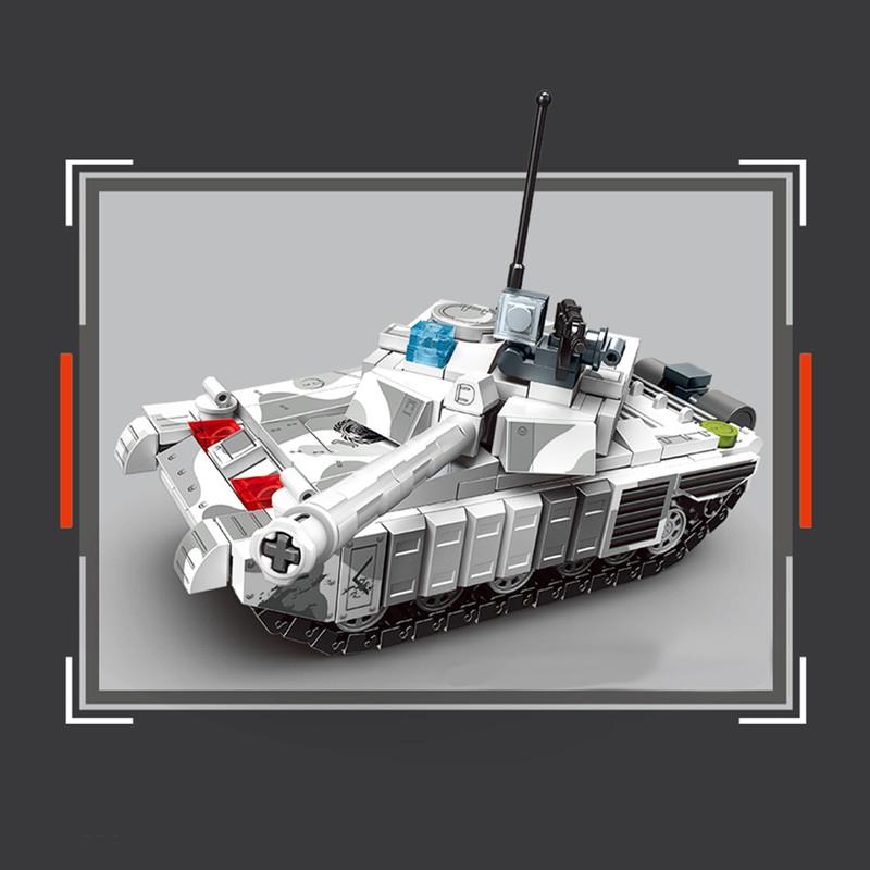 Non-Toxic Sembo Military Series Main Battled Tank Assemblage Building Blocks Moc Chariot Model Bricks Ornaments Car Toys Diy Birthday Gift