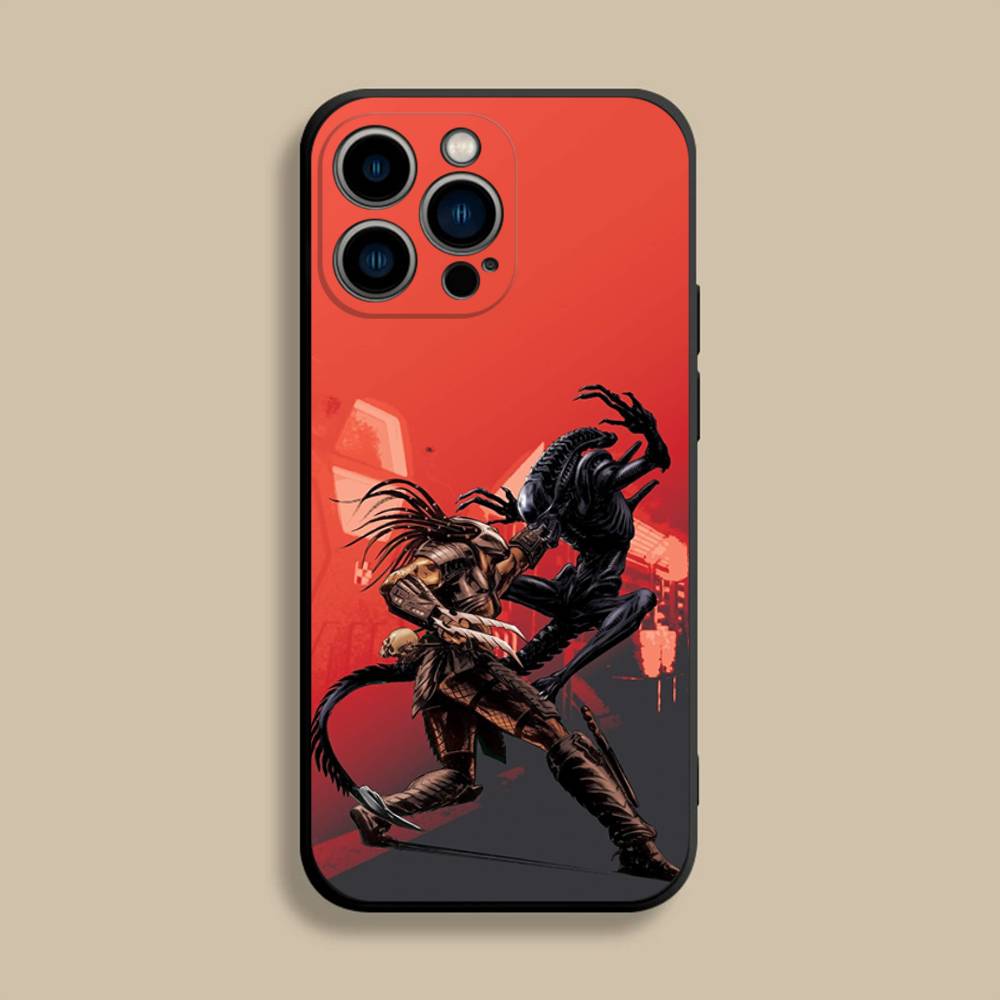 

The P-Predator Cool Phone Case For iPhone 17,16,15,14,13,12,11,Pro,Max,Plus,E,SE4,Air,Mini Black Precise Hole Matching iPhone11