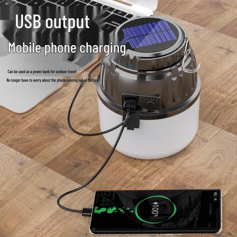 SHENYU Solar Rechargeable LED Camping Light