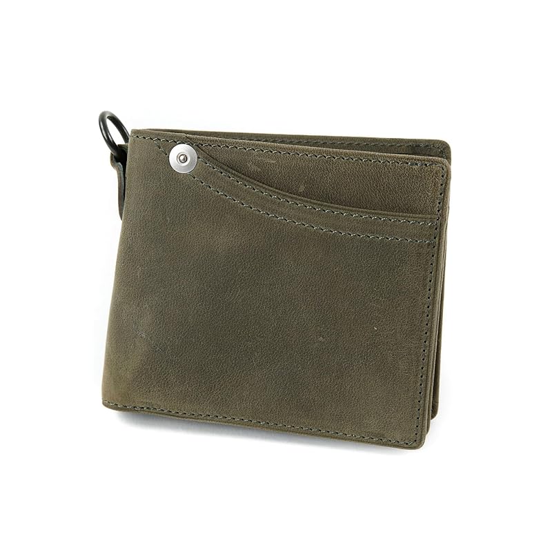 

[Corbo] bifold wallet Horizontal genuine leather men s dark green CO-8JF-9977-DG