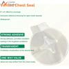 Chest Seal Life-Saving Wound Care for Emergency or Tactical Situations Advanced Adhesive Sterile Transparent Lightweight Vent