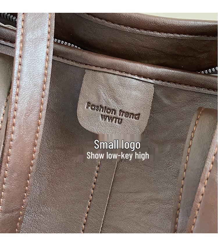 Trendy Women's Cross-Border Large Capacity Shoulder Tote Bag – Versatile Niche Design for Commuters