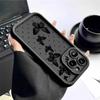 Butterfly Flutter Black Groove Phone Case for iPhone 14/15/16/17 Pro Max