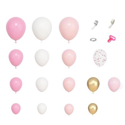 Τρυφερό ροζ χρυσό μπαλόνι γιρλάντα Arch Kit Γάμος Διακόσμηση πάρτι γενεθλίων για ενήλικες Παιδιά Διακόσμηση ντους μωρού Μπαλόνι προμήθειες γάμου