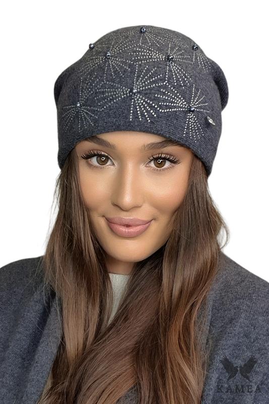 Huma Women' Winter Hat Graphite Color