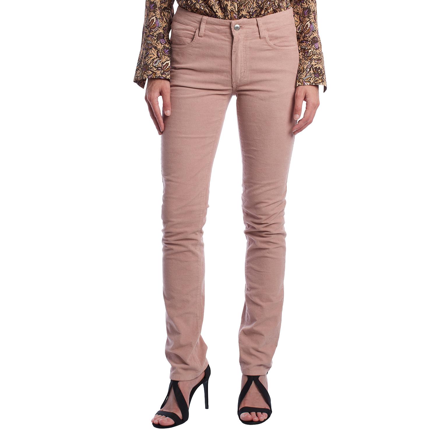 

Вельветовые брюки узкого кроя WKCS0104F для женщин 34-EU розовый