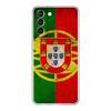 Portugal Flag Soccer 7 Phone Case For Samsung Galaxy S22 5G S20 Ultra S21 FE 5G S10E S9 S8 S10 Plus Note 20 10 Soft Clear Cover