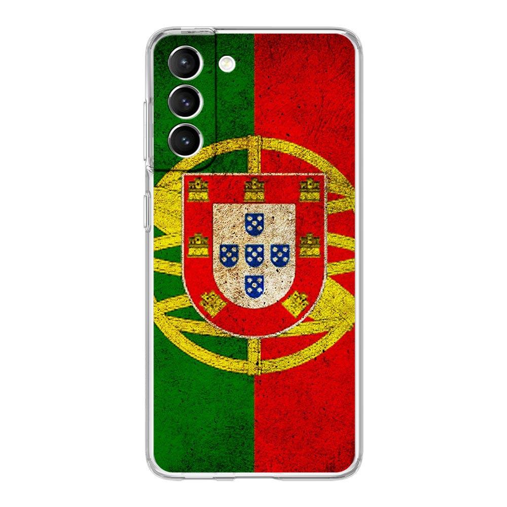 

Чехол для телефона с флагом Португалии Soccer 7 для Samsung Galaxy S22 5G S20 Ultra S21 FE 5G S10E S9 S8 S10 Plus Note 20 10, мягкий прозрачный чехол Note 10 Plus