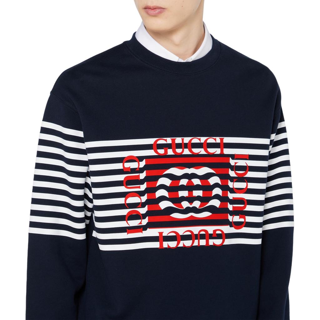 GUCCI Printed Cotton Jersey Sweatshirt 784413-XJHD1-4027