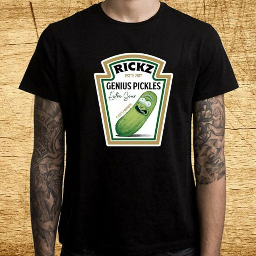 

Rickz Genius Pickles Рик Мориц Черная футболкаXL