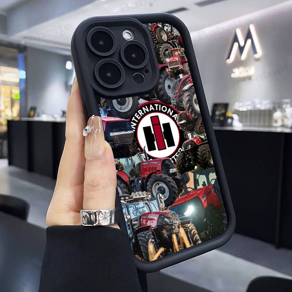 

Case International Havester IH Tractor Silicone Soft Phone Case For IPhone 17 16 14 13 12 11 15 Pro Max Plus Air Cover iPhone 14 pro