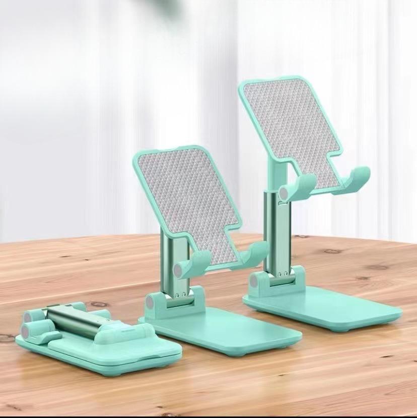 1 Pcs White Black Desk Mobile Phone Holder Stand for Men Women Adjustable Desktop Tablet Holder Universal Table Cell Phone Stand