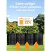 Portables 40W Foldable Solars Chargers Light Weight for Camping Hiking with Phones Tablets Emergency Power