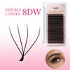 Goddess YY  W Shaped Lashes 2D 3D 4D 5D 6D 7D 8D Automatic Flowering Premade Fans Eyelashes Extensions Natural Individual Lashes