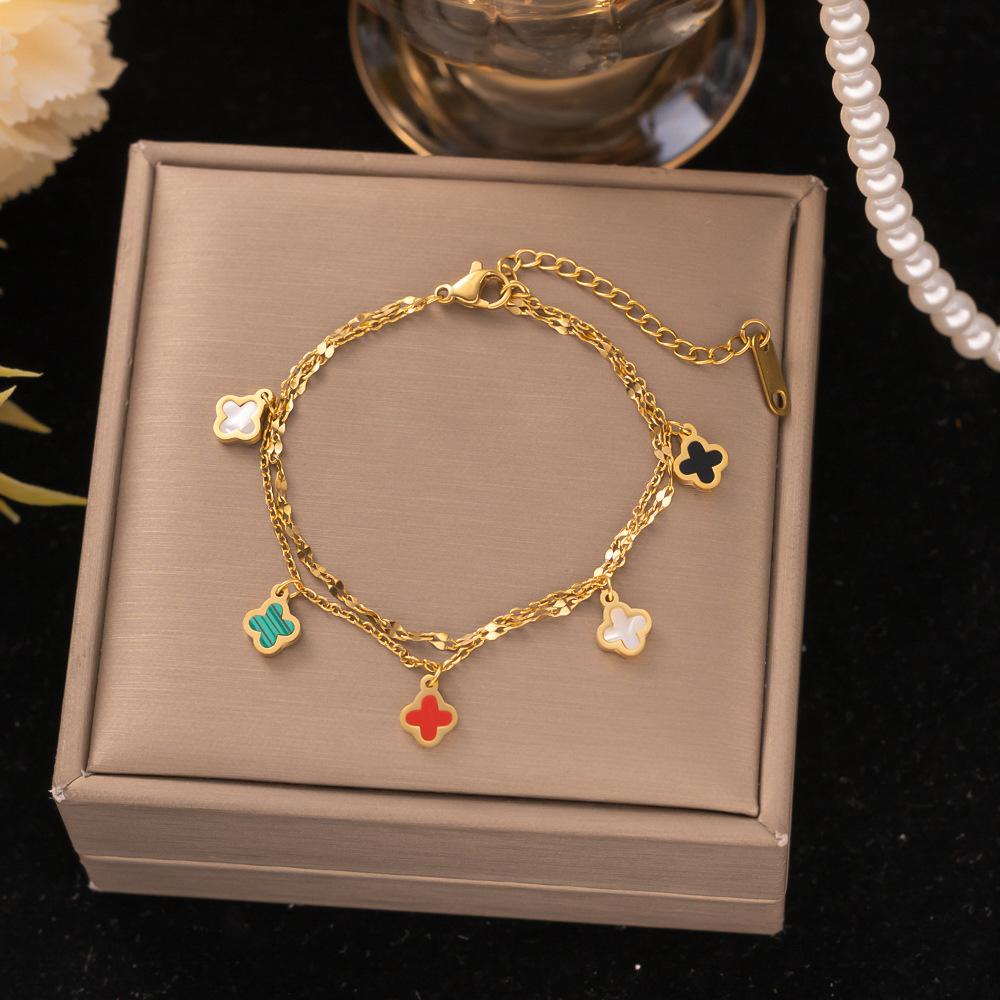 Fashion Titanium Steel Bracelet Never Fade Elegant Durable Jewelry for Women Men Unisex