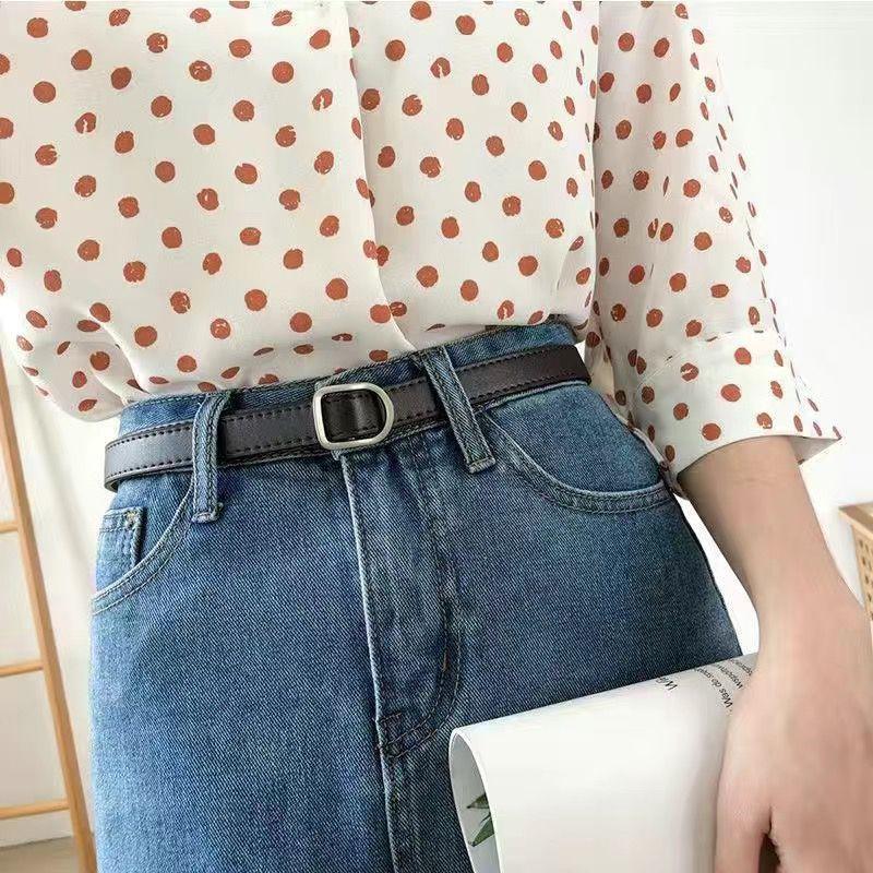 Unique Womens Pu Belt With No Hole Design And Striking Buckle Styles Perfect For Fashion Modern
