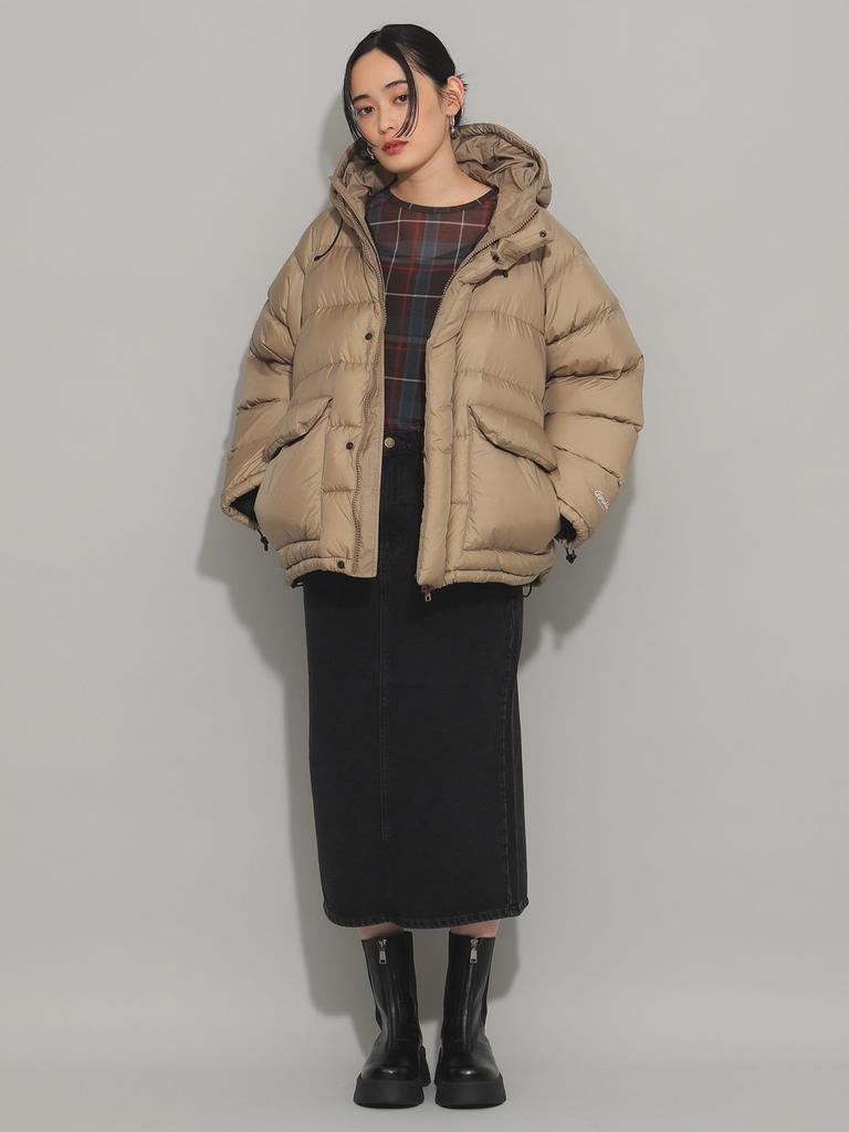 Ray Beams Lee Long Denim Skirt, Women's, 383_BLACK_S/W, Size S