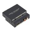 HDMI Audio Extractor: HDMI To HDMI + Audio (SPDIF + R/L) Signal Converter with Power Supply