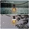 Outdoor Camp Lights Bulbs G40 Waterproof Garland String LED Fairy Lights Tent Decoration Christmas Party Wedding Ornament